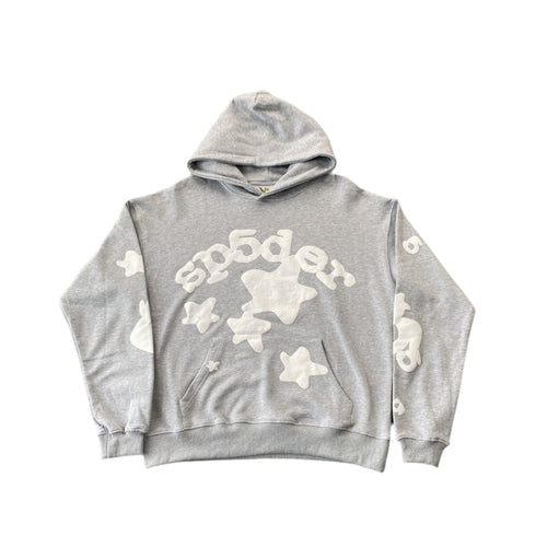SP5DER BELUGA HOODIE HEATHER GREY - Vanté®