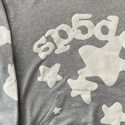 SP5DER BELUGA HOODIE HEATHER GREY - Vanté®