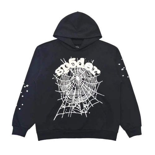 SP5DER OG WEB HOODIE BLACK - Vanté®