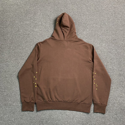 SP5DER WEB HOODIE BROWN - Vanté®