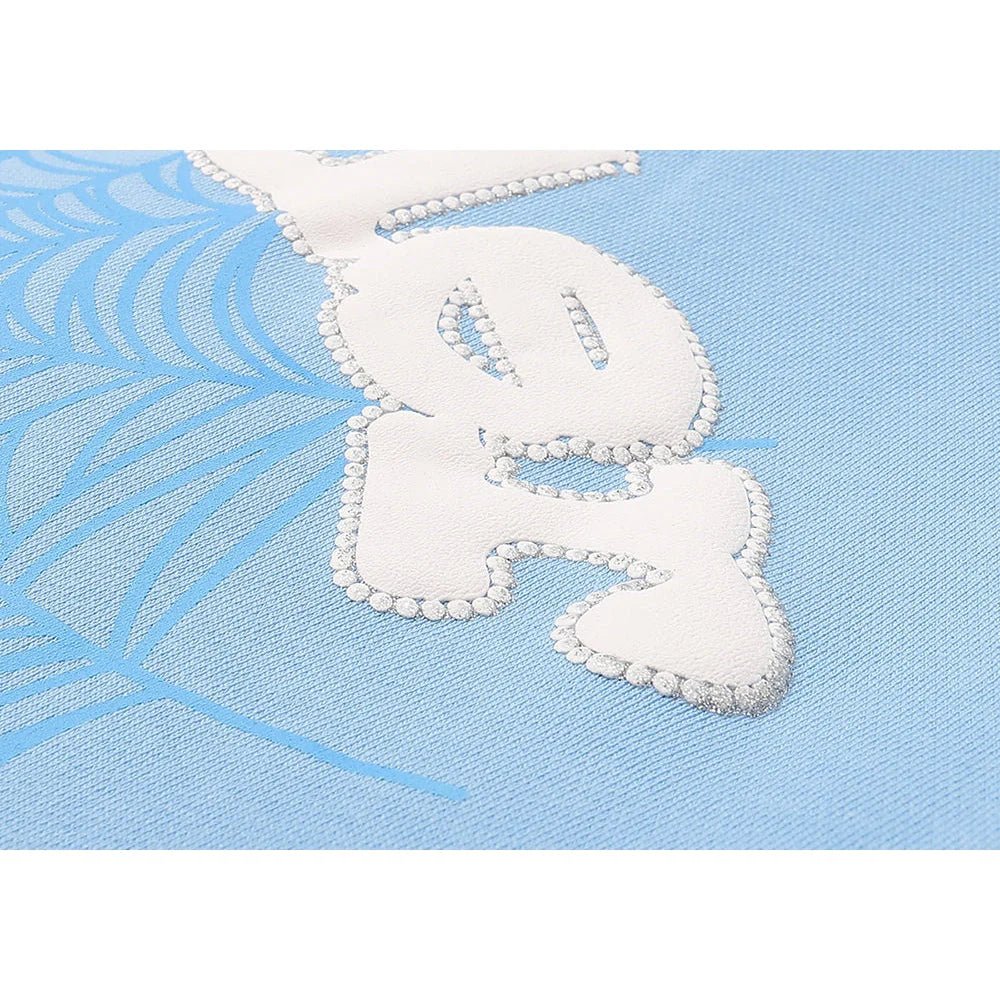 SP5DER WEB HOODIE SKY BLUE - Vanté®