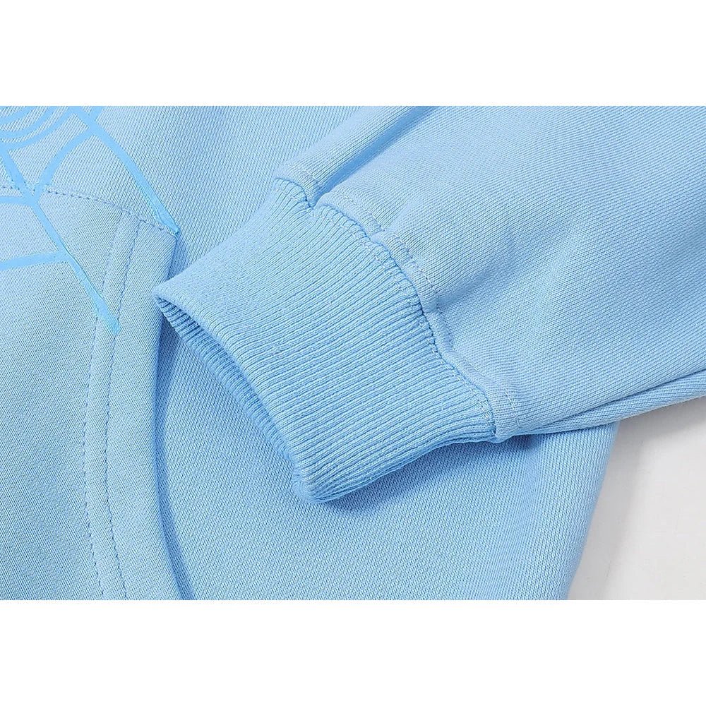 SP5DER WEB HOODIE SKY BLUE - Vanté®