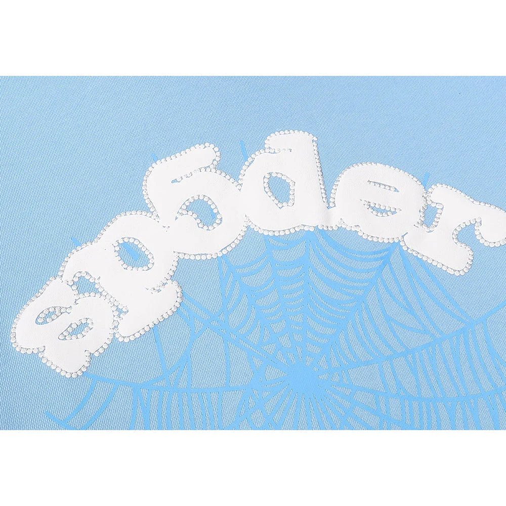 SP5DER WEB HOODIE SKY BLUE - Vanté®